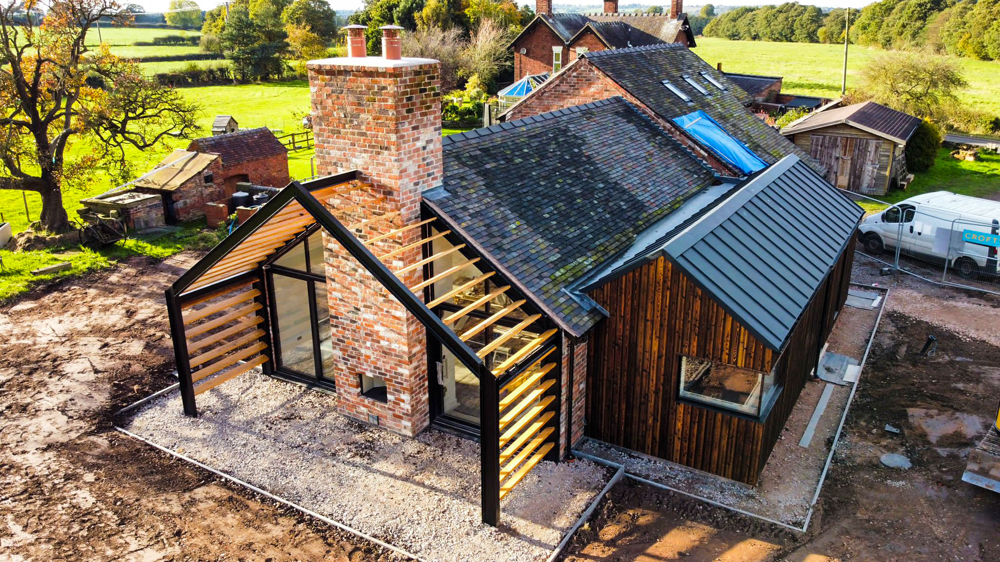 Bednall Barn Conversion West Midlands by Contrak Construction