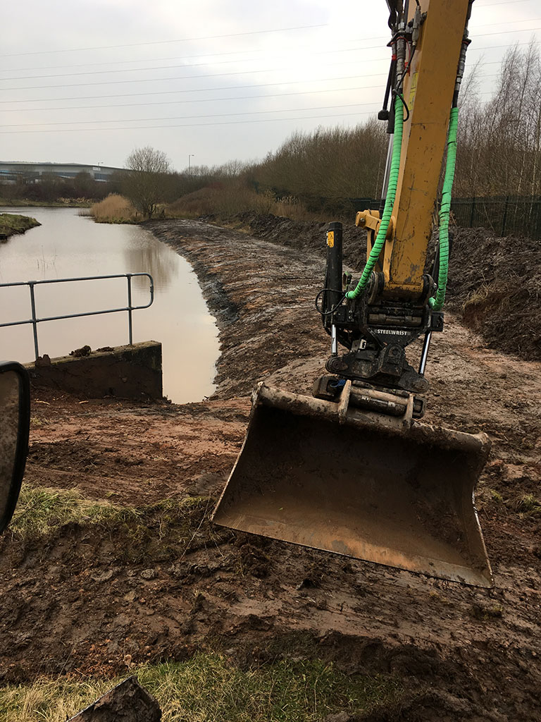 contrak construction community project chesterton community angling club